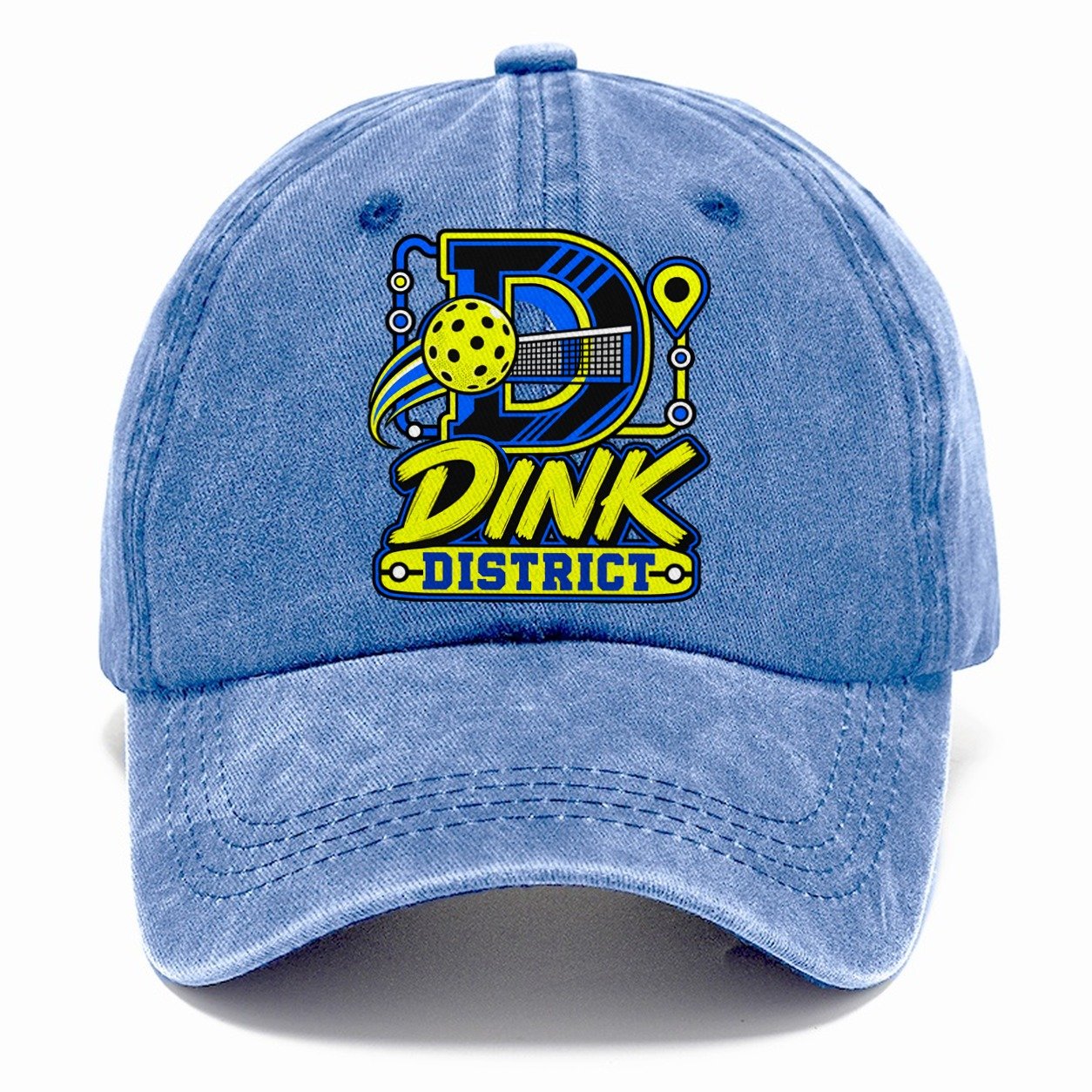 Dink District Pickleball Life Classic Cap – Summer Sky