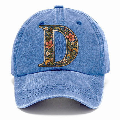 Wildflower D Monogram Classic Cap – Summer Sky