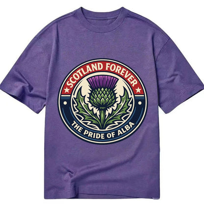 Highland Heritage Emblem 3c22fce65d34 1770440654247 Classic T-shirt – Purple