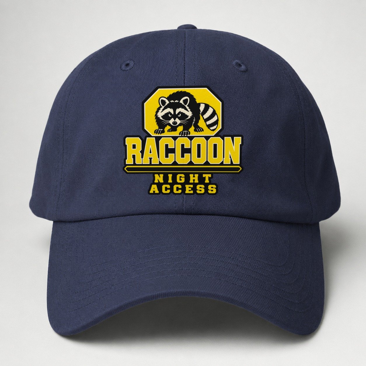 Raccoon Night Access Heavy Duty Baseball Cap – Twilight Navy
