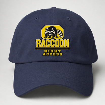 Raccoon Night Access Heavy Duty Baseball Cap – Twilight Navy