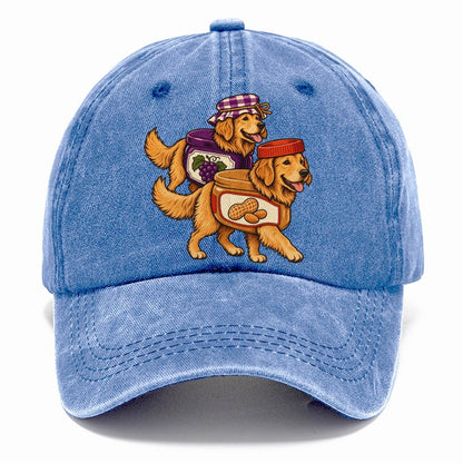2 Golden Retrievers In Halloween Costumes Hdp 16 Parade Lineup Halloween Dog Parade Classic Cap – Summer Sky