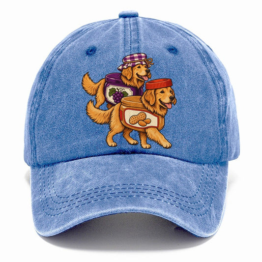 2 Golden Retrievers In Halloween Costumes Hdp 16 Parade Lineup Halloween Dog Parade Classic Cap – Summer Sky