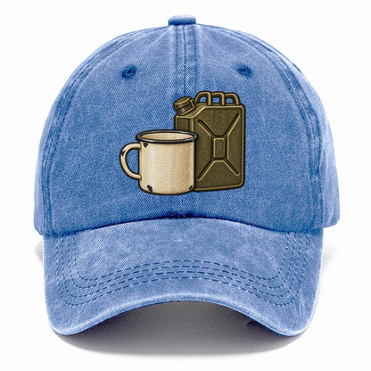 Enamel Camp Mug And Fuel Can Off Roading And Overlanding Classic Cap – Summer Sky
