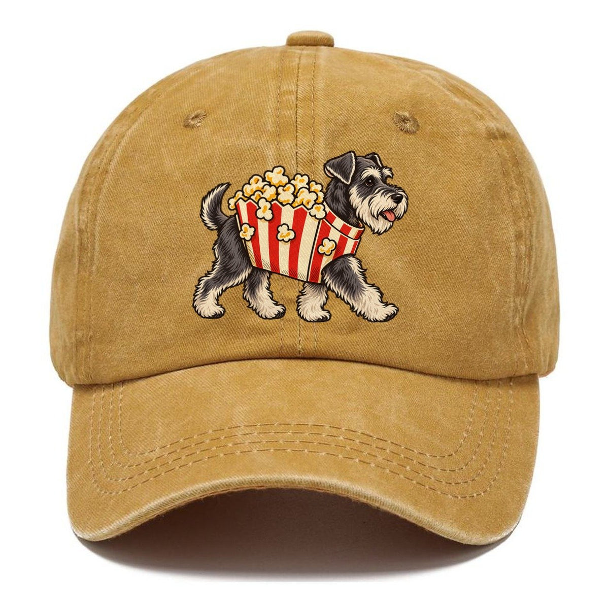 One Schnauzer In Halloween Costume Popcorn Box Costume With Kernel Puffs Halloween Dog Parade Classic Cap – Golden Harvest