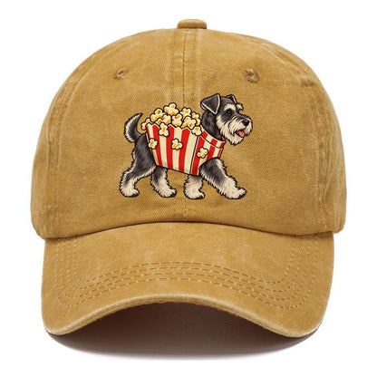 One Schnauzer In Halloween Costume Popcorn Box Costume With Kernel Puffs Halloween Dog Parade Classic Cap – Golden Harvest