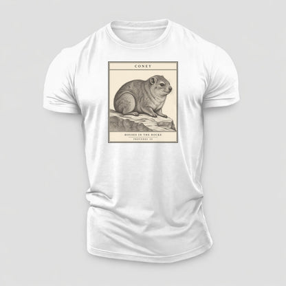 Coney Specimen Plate Creature Canticle Cotton T-Shirt – White