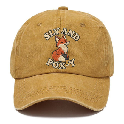 Fox Animal Puns Classic Cap – Golden Harvest
