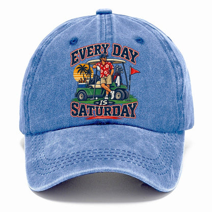 Every Day Is Saturday Golf Life Classic Cap – Summer Sky
