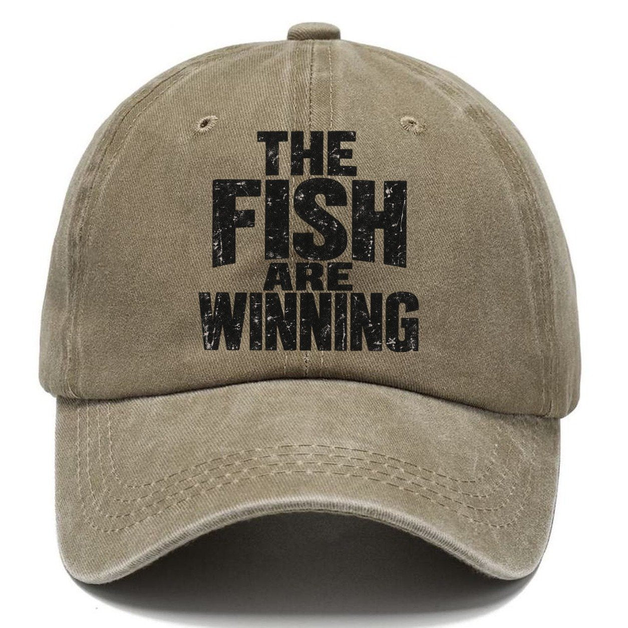 The Fish Are Winning Fishing Club Classic Cap – Warm Sand