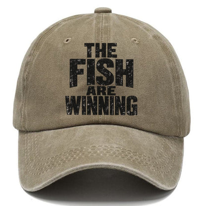 The Fish Are Winning Fishing Club Classic Cap – Warm Sand