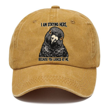 I Am Staying Here Feral Logic Classic Cap – Golden Harvest