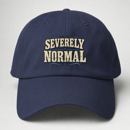Severely Normal American Wit Baseball Cap – Twilight Navy
