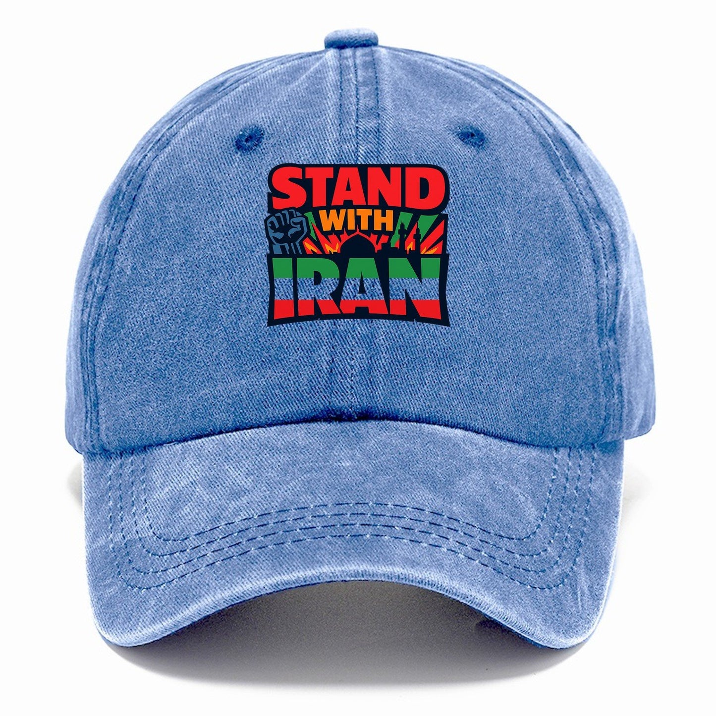 Stand With Iran Classic Cap – Summer Sky