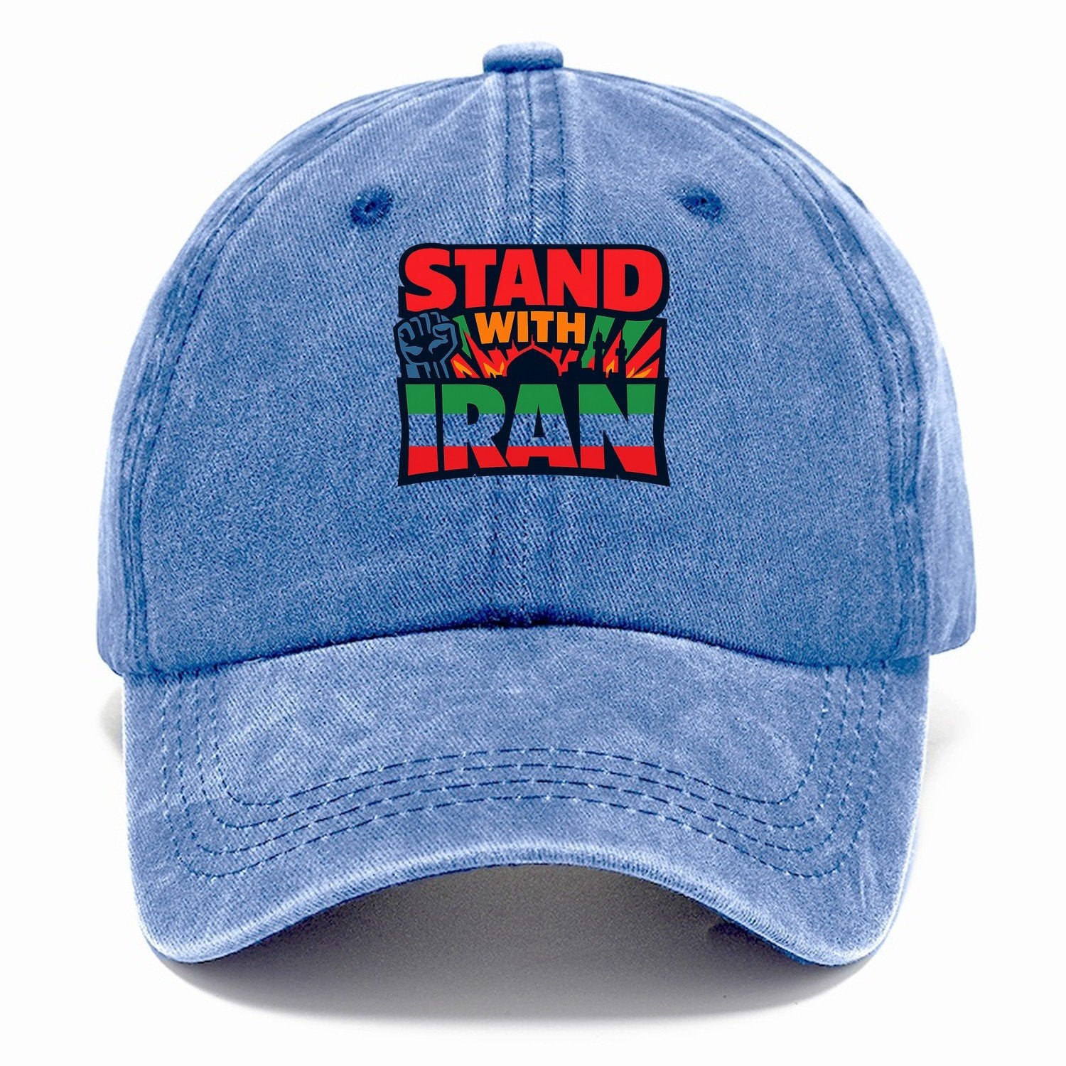 Stand With Iran Classic Cap – Summer Sky