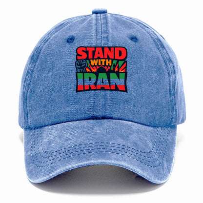 Stand With Iran Classic Cap – Summer Sky