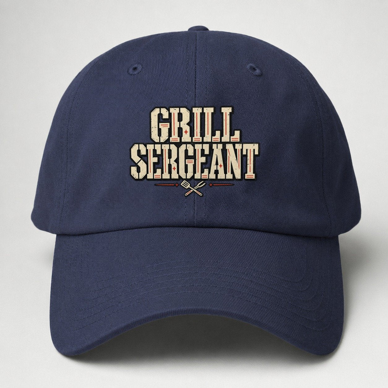 Grill Sergeant American Wit Baseball Cap – Twilight Navy