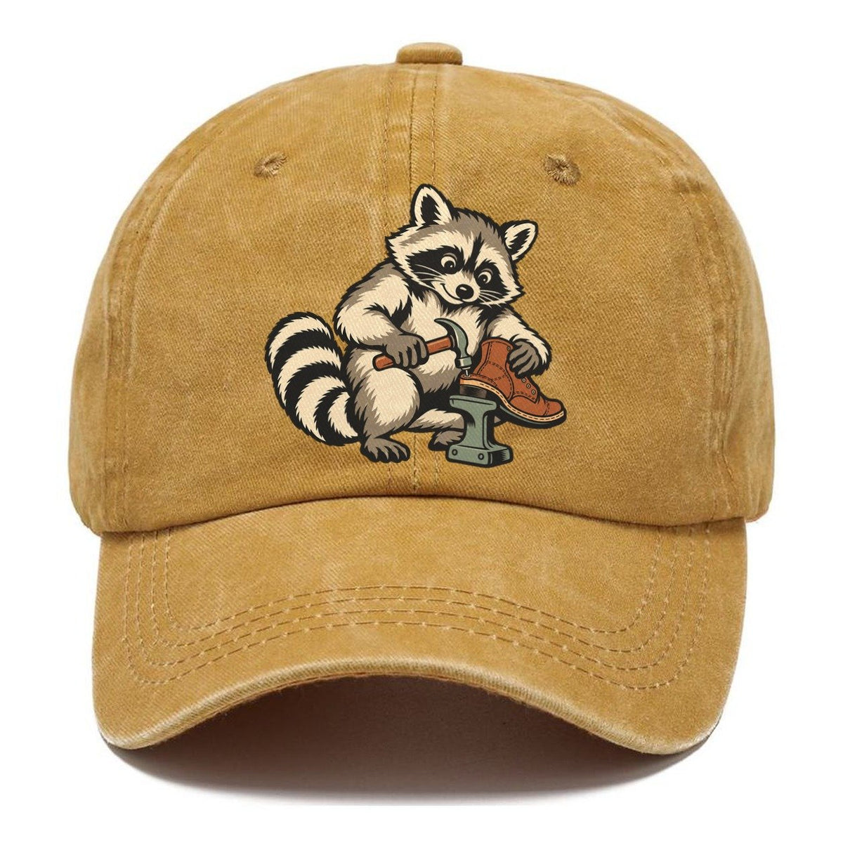Raccoon Cobbler Sundown Familiars Classic Cap – Golden Harvest