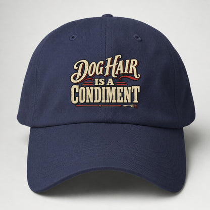 Dog Hair Is A Condiment American Wit Baseball Cap – Twilight Navy