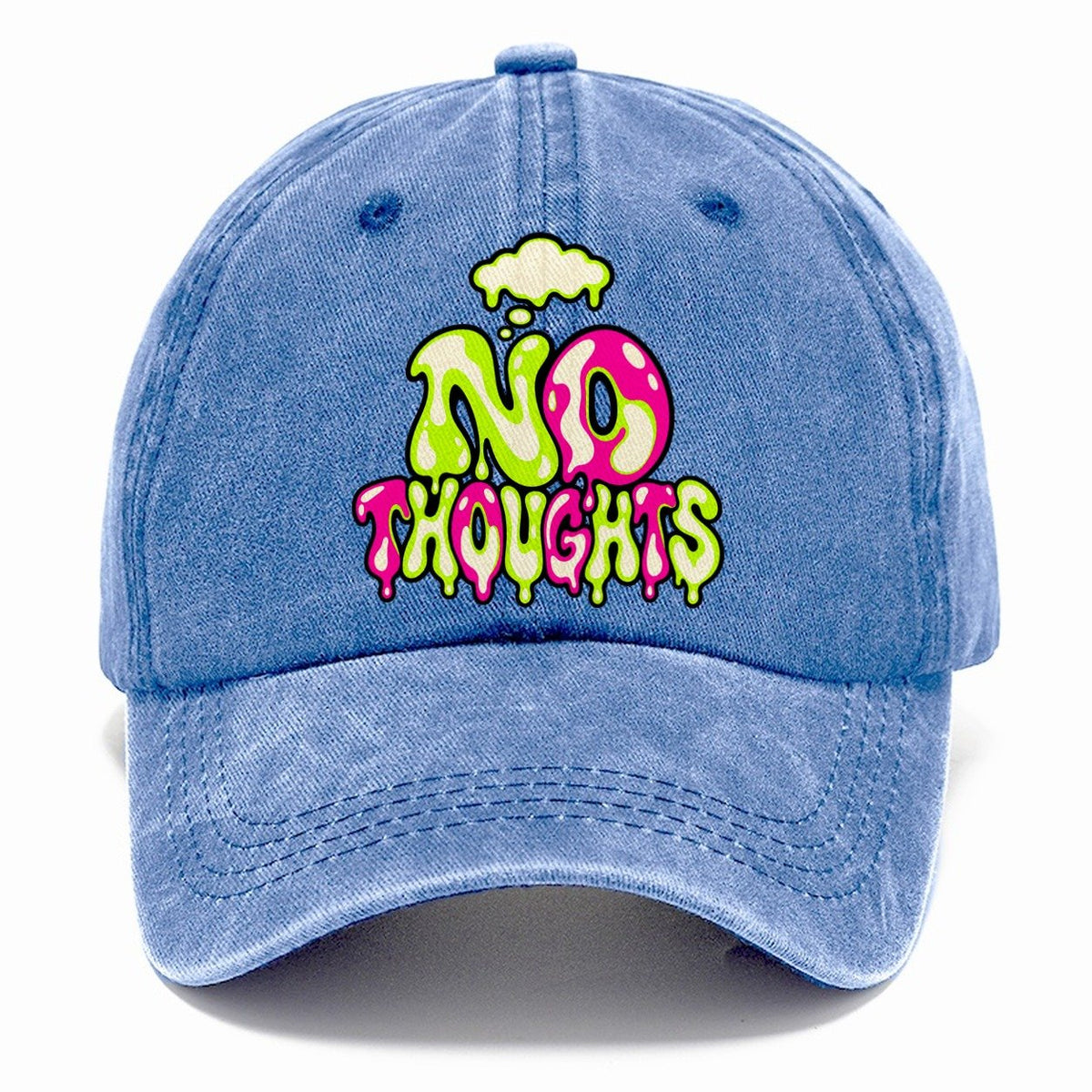 No Thoughts Crazy Styles Classic Cap – Summer Sky