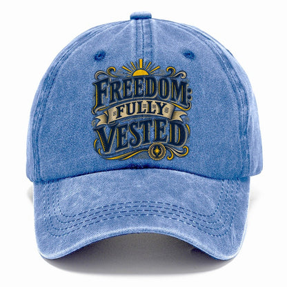 Freedom Fully Vested Retired Living Classic Cap – Summer Sky