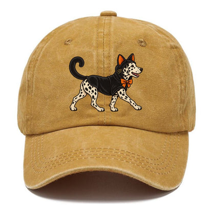 One Dalmatian In Halloween Costume Black Cat Costume With Felt Ears And A Long Curled Tail Halloween Dog Parade Classic Cap – Golden Harvest
