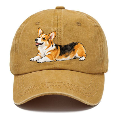 Lying Corgi Classic Cap – Golden Harvest