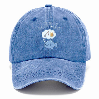 This Is My Happy Place Fishing Classic Cap – Summer Sky