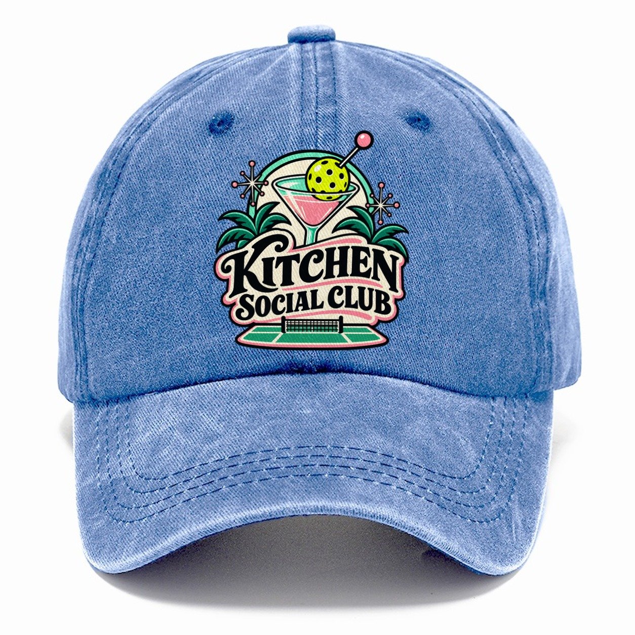 Kitchen Social Club Pickleball Life Classic Cap – Summer Sky