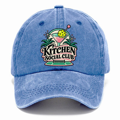 Kitchen Social Club Pickleball Life Classic Cap – Summer Sky