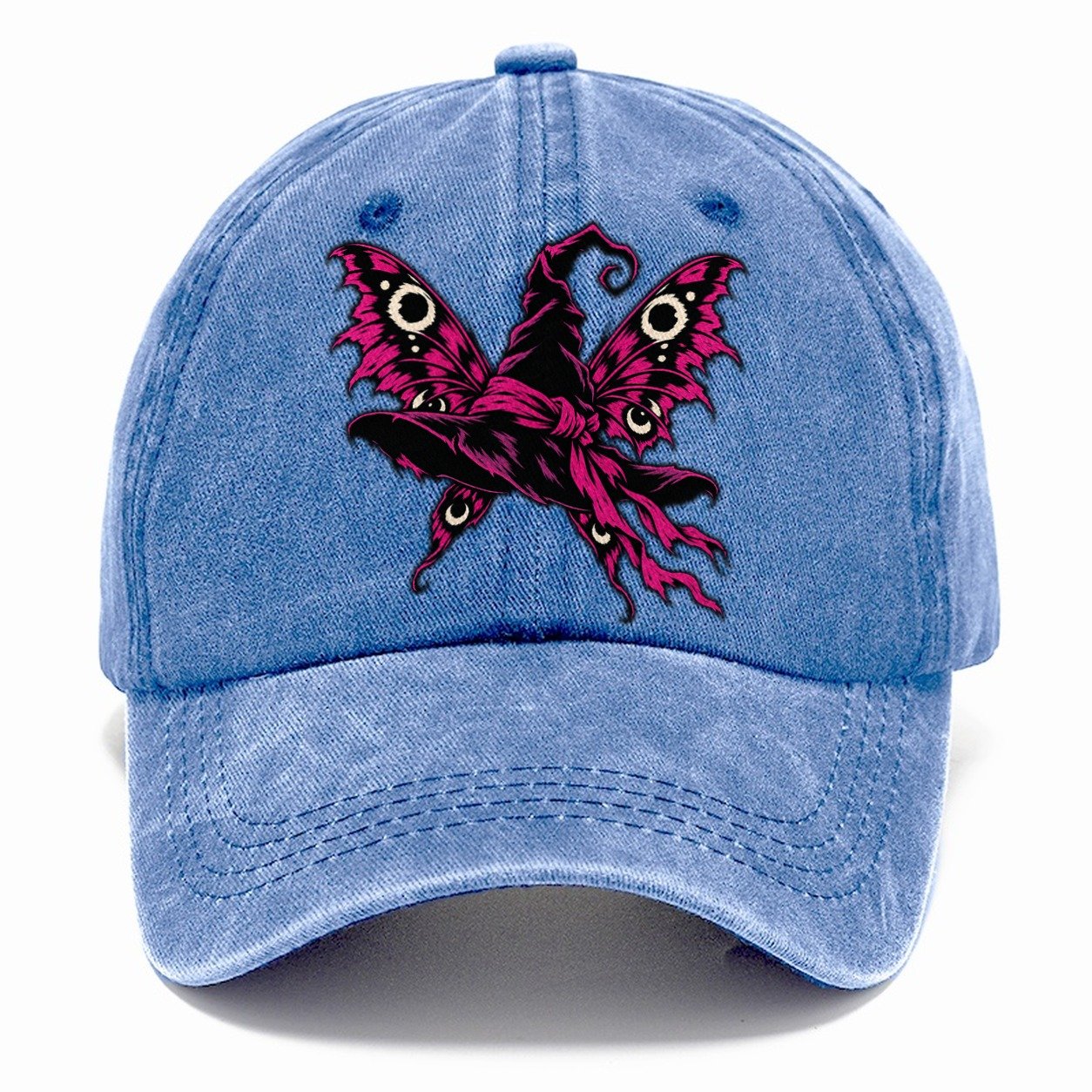 Moth Winged Witch Hat Witch Magic Classic Cap – Summer Sky