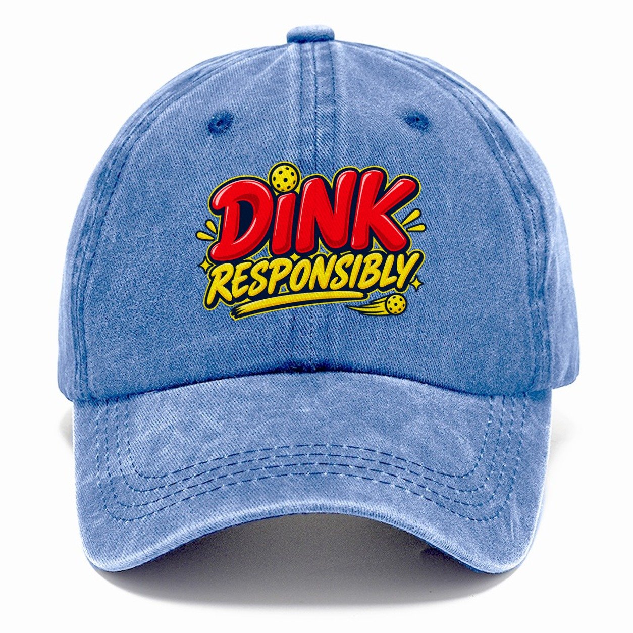 Dink Responsibly Pickleball Life Classic Cap – Summer Sky