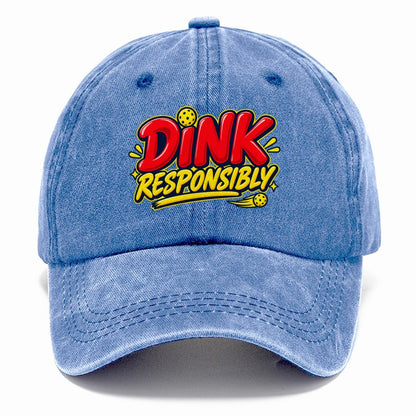 Dink Responsibly Pickleball Life Classic Cap – Summer Sky
