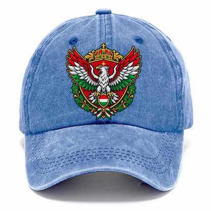 Hungary Heraldic Crest Country Logos Classic Cap – Summer Sky