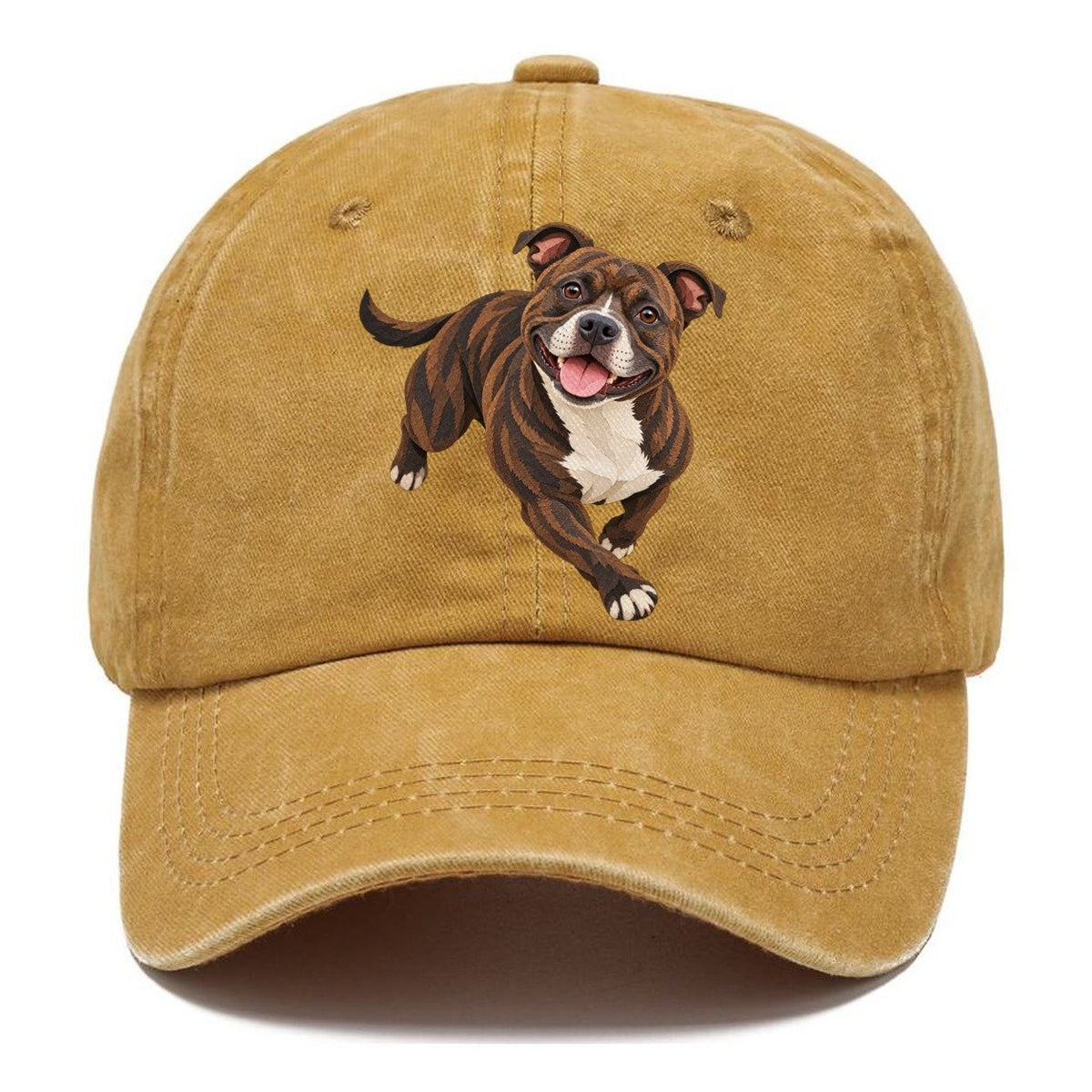 Happy Brindle Pitbull Classic Cap – Golden Harvest