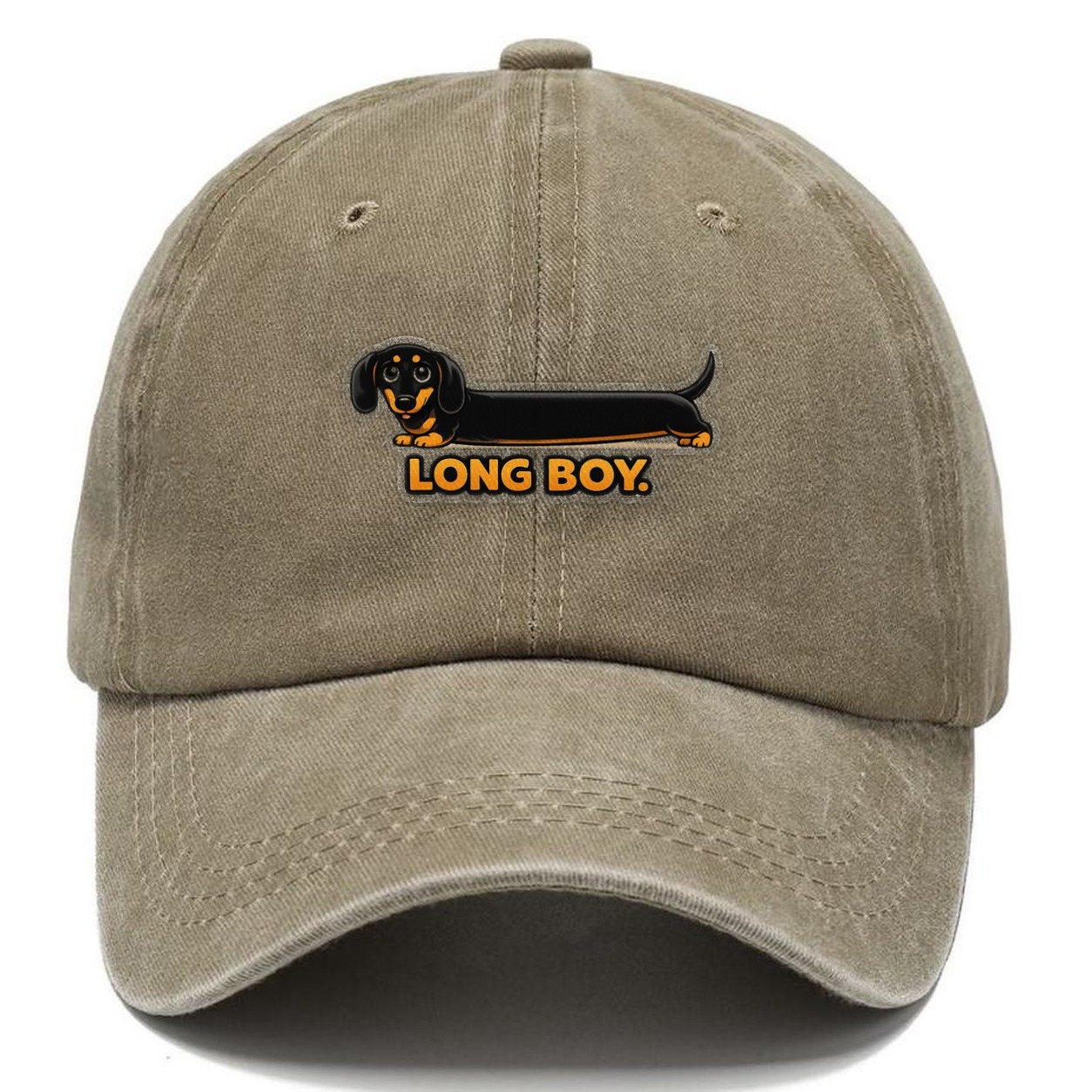 Long Dachshund Off Classic Cap – Warm Sand