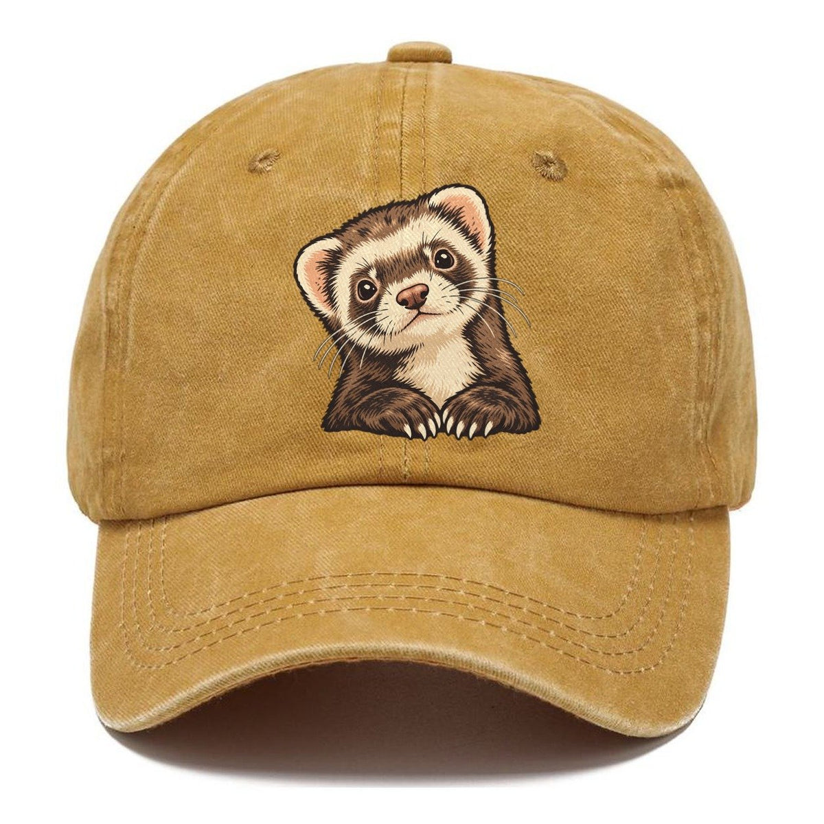 Ferret Peek Small Pet Logos Classic Cap – Golden Harvest
