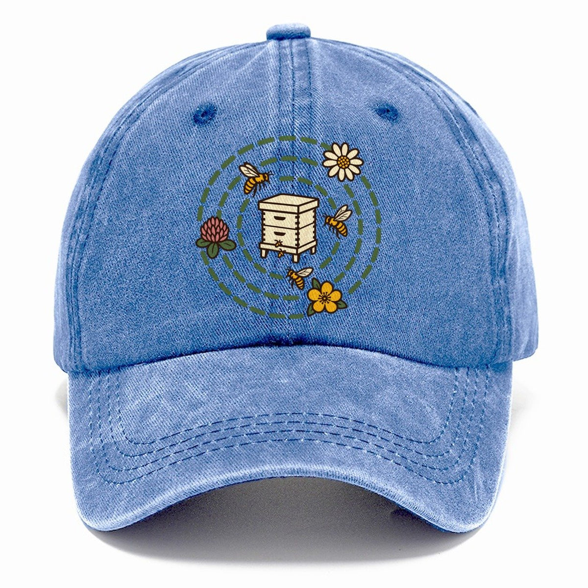 Forage Map Mark Beekeeping Classic Cap – Summer Sky