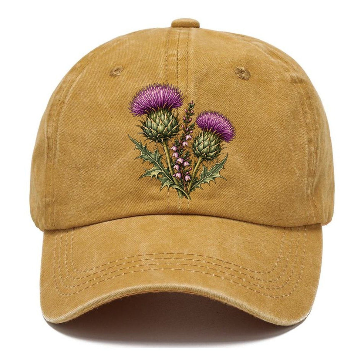 Twin Thistles And Heather Pastimes Companions Classic Cap – Golden Harvest