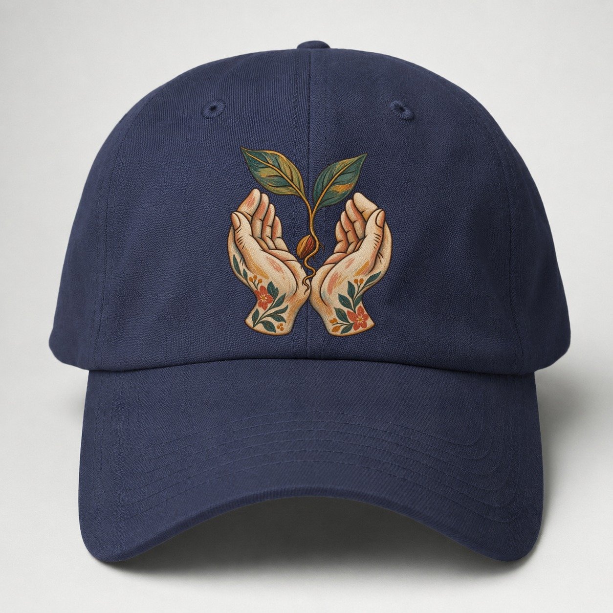 Open Hands Seedling Gentle Wild Baseball Cap – Twilight Navy