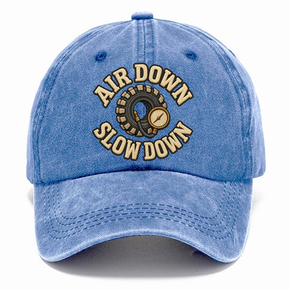 Air Down Slow Down Off Roading And Overlanding Classic Cap – Summer Sky