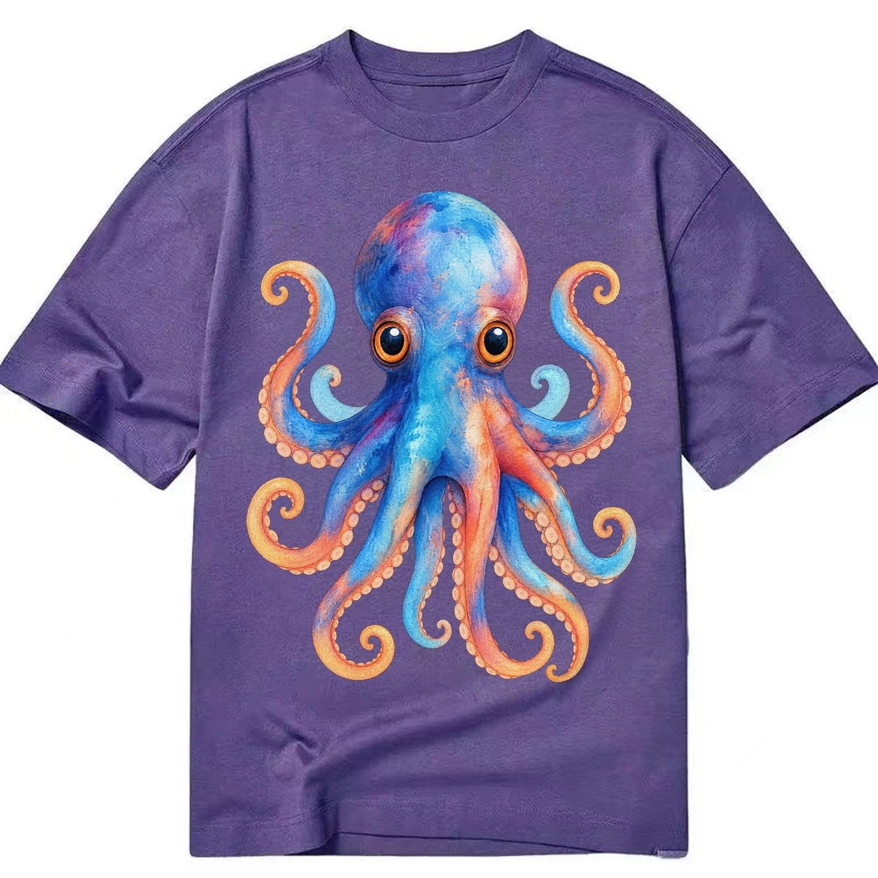 Octopus Cute Classic T-shirt – Purple