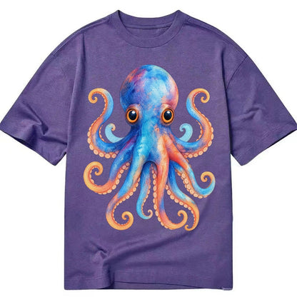 Octopus Cute Classic T-shirt – Purple