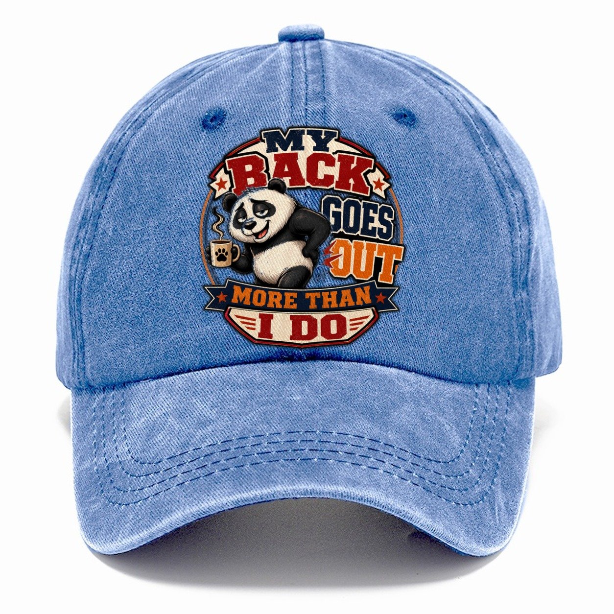 My Back Goes Out Classic Cap – Summer Sky