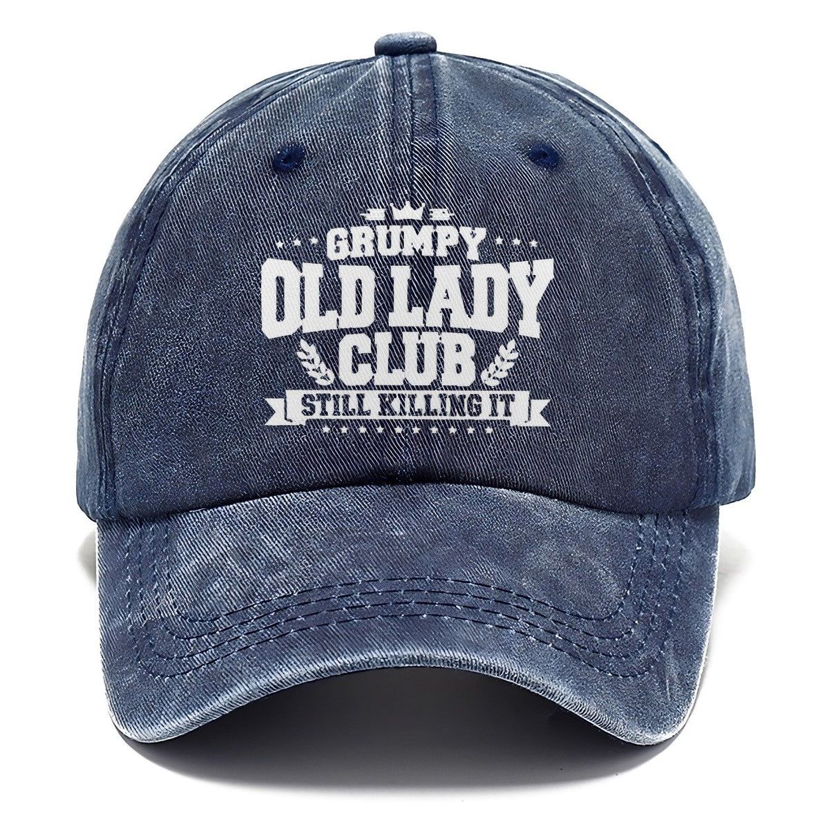 Grumpy Old Lady Killing It Classic Cap – Twilight Navy
