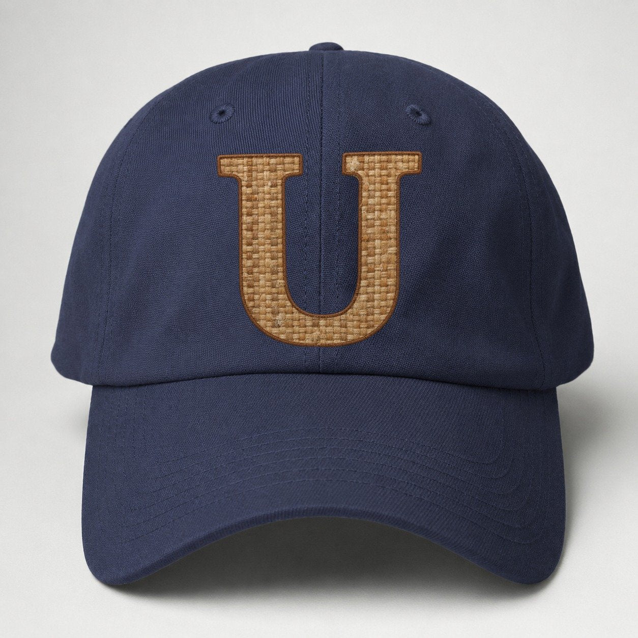 Woven Tweed U Monogram Baseball Cap – Twilight Navy
