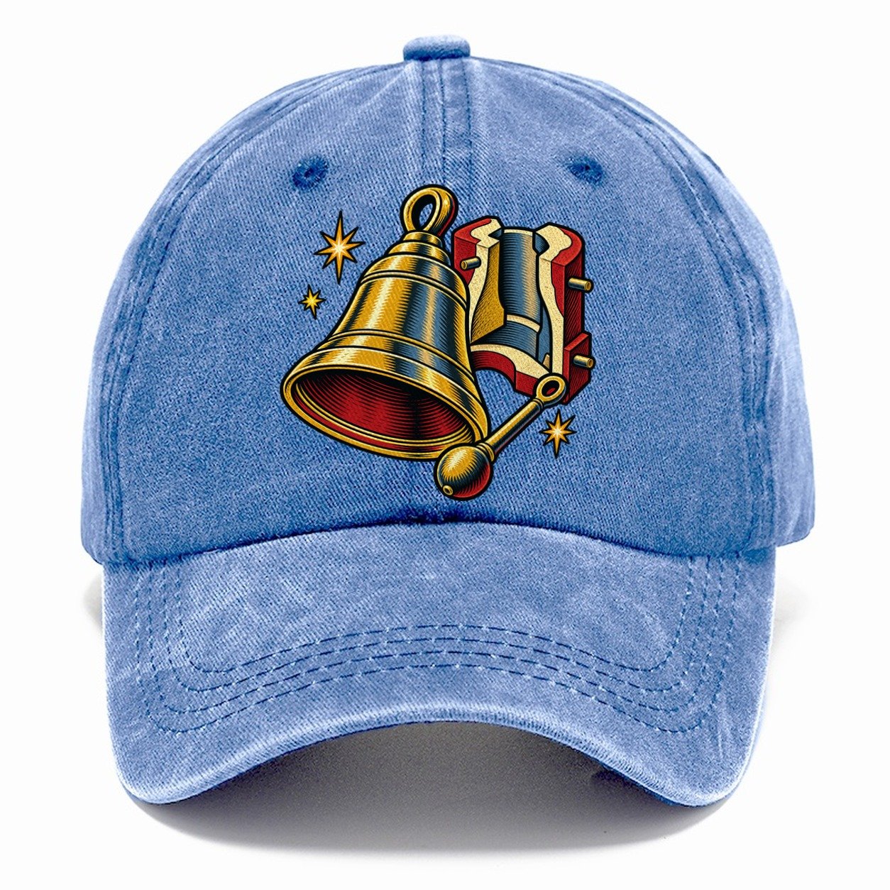 Bellfounder Handbell Mould And Clapper Uk Culture Heritage Classic Cap – Summer Sky