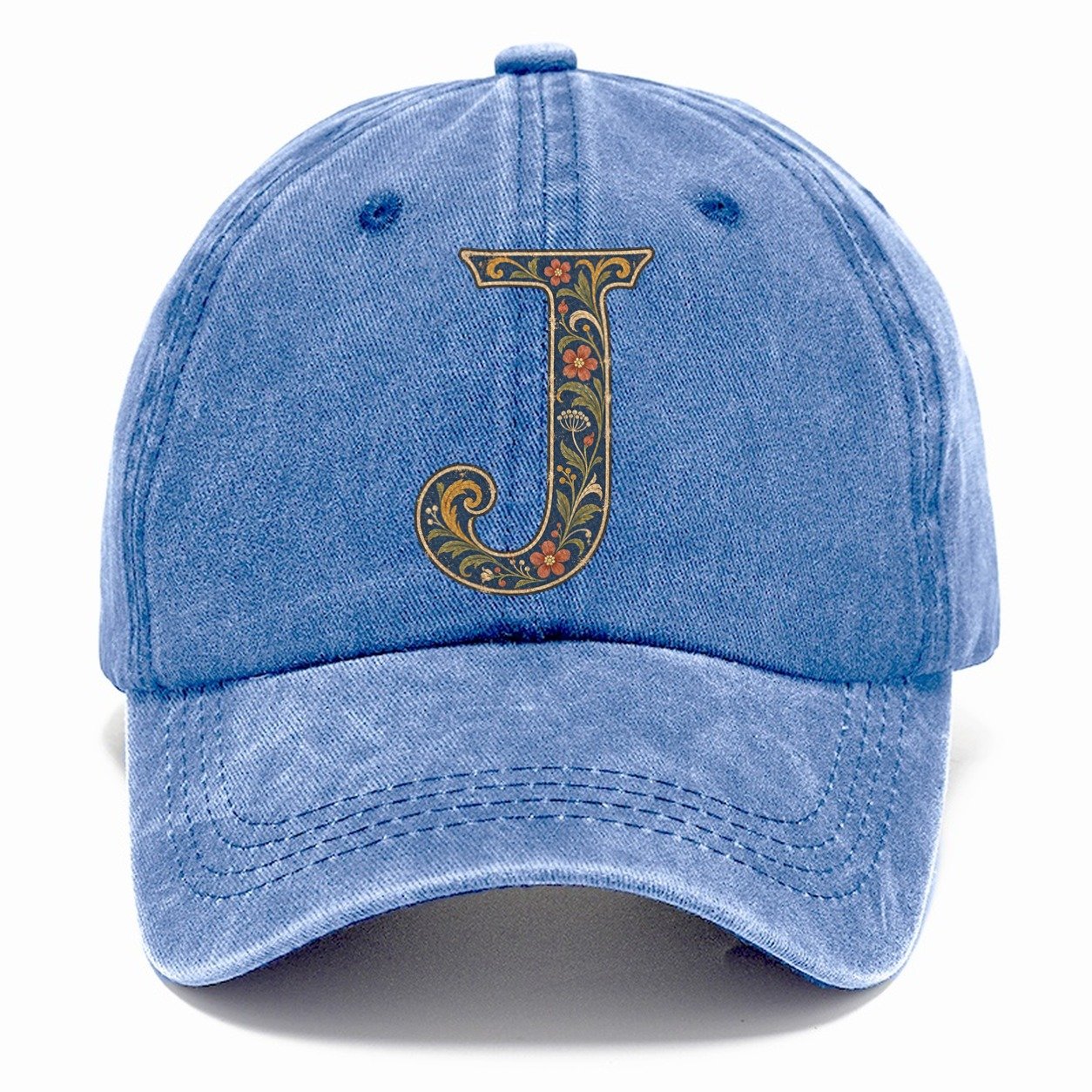 Wildflower J Monogram Classic Cap – Summer Sky