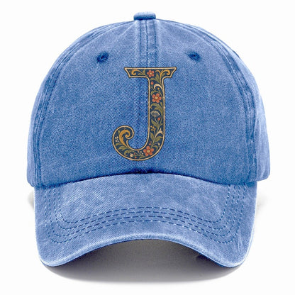 Wildflower J Monogram Classic Cap – Summer Sky