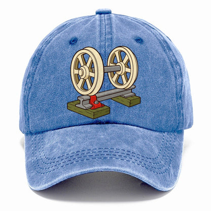 Wheelset On A Rail Model Railways Classic Cap – Summer Sky